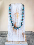 Hot Shot Navajo Style Pearl Necklace - Necklace - Western Jewelry - Bronco Western Supply Co.