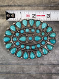 Desert Sky Belt Buckle - Turquoise - Western Accessory - Belt Buckle - Bronco Western Supply Co.