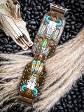 Apple Watch Band - Bull Skull - Western Watch Band - Bronco Western Supply Co.