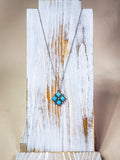 Rio Pendant Necklace - Turquoise - Western Jewelry - Bronco Western Supply Co.