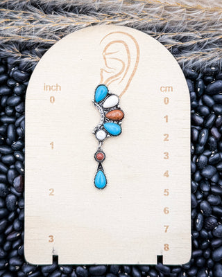 Marlette Multi-Stone Drop Earrings