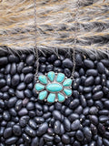 Hailey Pendant Chain Necklace - Turquoise - Western Jewelry - Bronco Western Supply Co.