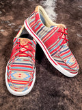 Maria - Twisted X - Hooey - Loper - Lace Up Shoe - Fiesta Aztec - Bronco Western Supply Co.
