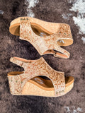 Isabella Tooled Wedges in Tan by Very G - Footwear - Western Fashion - Bronco Western Supply Co.