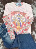 Vintage Floral Mesh Top - Western Fashion - Boho Fashion - Bronco Western Supply Co.