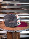 Horizon Hooey Hat - Cream/Maroon - Accessory - Western Wear - Bronco Western Supply Co.