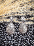 Jodie Dangle Earrings - Silver - Western Jewelry- Earring - Bronco Western Supply Co.