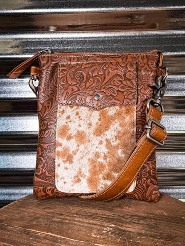 Myra Bag - Wonder Trail Shoulder Bag in Caramel - Crossbody - Bronco Western Supply Co.