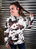 Let's Go Girls Cowl Neck Hoodie - Ampersand Avenue - Western Fashion - Bronco Western Supply Co.