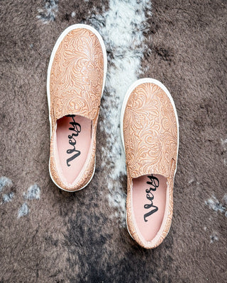 Nova Slip-On Sneaker in Tan by Very G