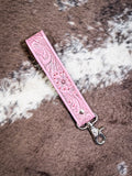 Myra Bag - Blooming Meadows - Key Fob - Pink - Accessory - Bronco Western Supply Co.