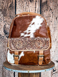 Myra Bag - La Jara - Hand-Tooled - Backpack - Western Accessory - Bronco Western Supply Co.