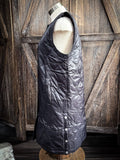 Phoenix Long Quilted Vest Duster - Vest - Outerwear - Bronco Western Supply Co.