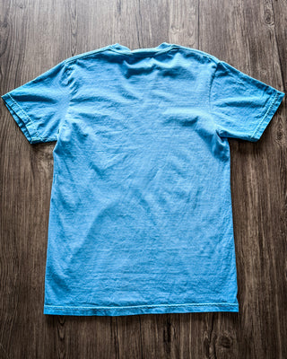 Desert Bloom Cow Skull Tee in Turquoise