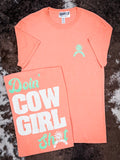 Doin' Cowgirl Sh*t - Tee Shirt - Coral - Western Wear - Bronco Brand - Bronco Western Supply Co.
