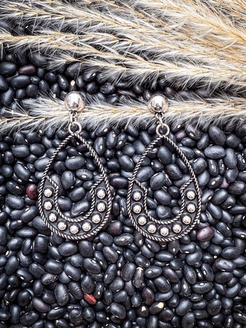 The Calico Drops – Teardrop Western Stud Earrings