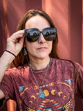 Lux Tangle-Free Polarized Oversized Sunglasses