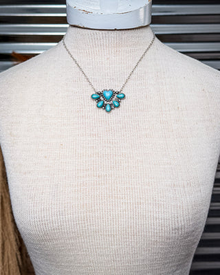 Saddle Bloom Heart Necklace