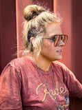Classic Aviators - Tangle-Free Oversized Sunglasses