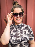 Linny Tangle-Free Oversized Sunglasses