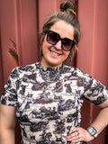 Linny Tangle-Free Oversized Sunglasses