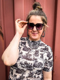 Linny Tangle-Free Oversized Sunglasses