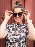 Linny Tangle-Free Oversized Sunglasses