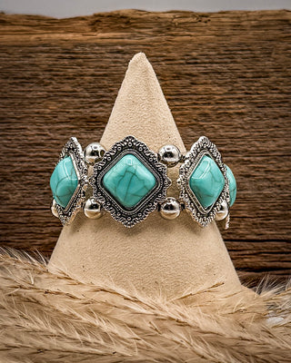 Landry Stretch Bracelet in Teal