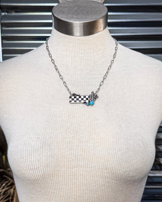 Fast Track Bar Necklace