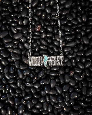 Wild West Nights Necklace in Teal