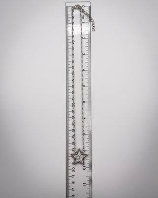 Lone Star Necklace in White