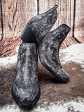 Myra Bag - Moonlight on the Mesa Booties in Crackle Black