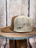 Left side view of hat showing Hooey logo