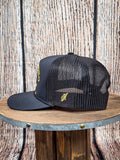 left side view of hat showing Hooey Branding