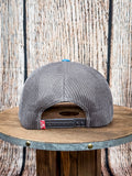 Back view of hat showing the snapback closure