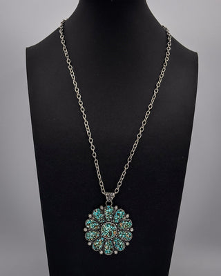 Valera Aqua Cluster Fashion Necklace