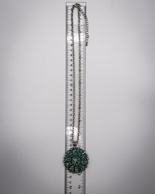 Valera Aqua Cluster Fashion Necklace