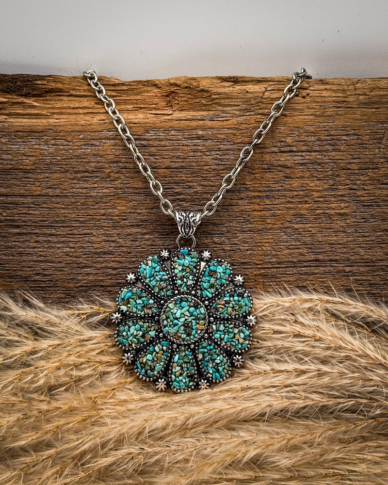 Valera Aqua Cluster Fashion Necklace