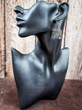 Mannequin wearing a hoop to show size