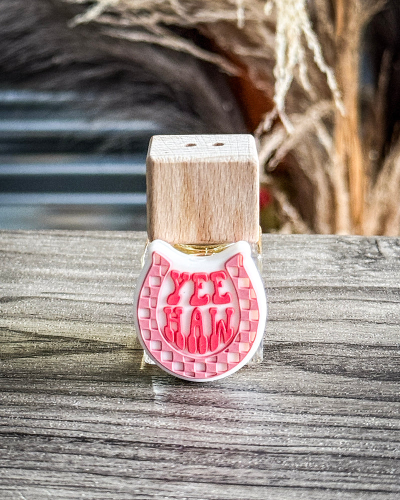 Yee Haw Vent Clip Car Diffuser in Red Bandana