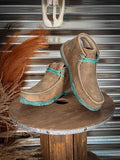 Casey Twisted X Chukka Driving Moc - Bomber & Turquoise