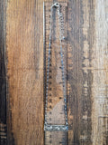 bar necklace on ruler, 8 in