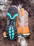 boots on cowhide