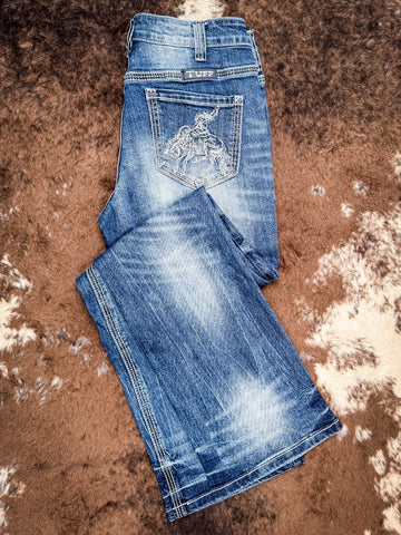 Cowgirl Tuff Buck Off Bootcut Jeans