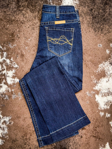 Cowgirl Tuff Indigo Classic Bootcut Jeans