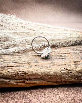Silvermark Arizona Blue Turquoise Adjustable Ring
