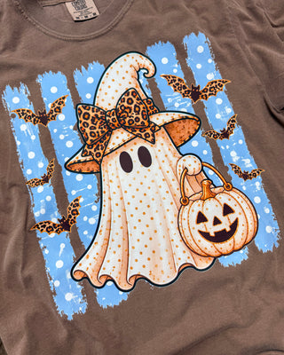 Boo With a Bow Ghost Graphic Tee or Sweatshirt