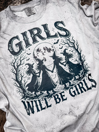 Girls Will Be Girls Witch Graphic Tee or Pullover