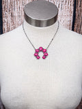 Pink Squash Blossom Chain Fashion Necklace
