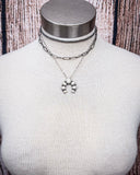 Dusty Squash Blossom Layer Necklace
